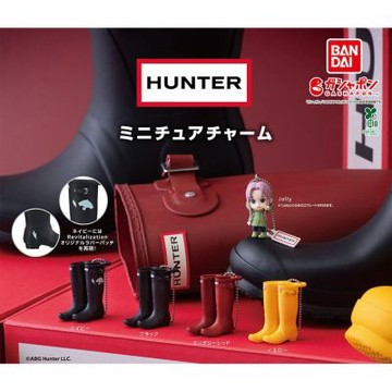 全套5款 日本正版 HUNTER 雨鞋吊飾 扭蛋 轉蛋 雨鞋 靴子 高筒靴 Jolly BANDAI 萬代 722875