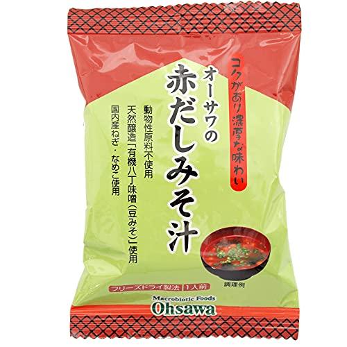 オーサワ オーサワの赤だしみそ汁 1食分30パック 送料無料