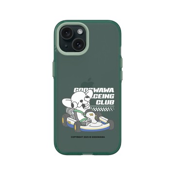 iPhone 15 Clear 憂墨綠 - Godgwawa 變種吉娃娃 - 吉速狂飆