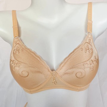 茉娜精緻手工內衣-台灣製造-No.0727/銀髮族內衣/阿嬤內衣/無鋼圈內衣/傳統內衣/A罩杯/膚