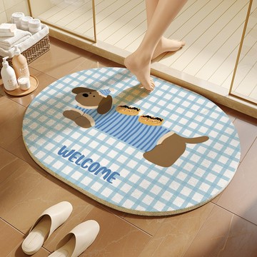 硬硅藻泥速乾墊 硬硅藻泥地墊 浴室吸水板 防滑速乾墊子 衛生間門口地墊 衛浴廁所腳墊 地板貼 浴室防滑墊#衛浴#防滑用品