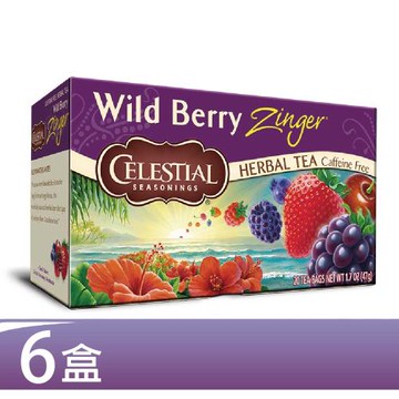 【Celestial 詩尚草本】美國進口 野莓活力茶6盒優惠組(20環保包 x 6)