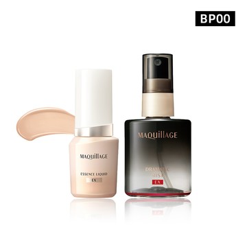 MAQuillAGE 心機彩粧 水蜜光精華無瑕粉底X定粧噴霧直降組