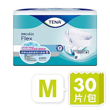 添寧 100%全透氣環帶式成人紙尿褲M(30片/包購)
