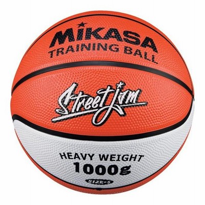 ミカサ バスケットボール5号 トレーニング1kg ゴム B5JMTR-O ＜2023NP＞