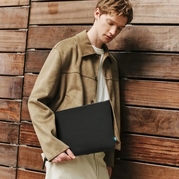 Gaston Luga Dash Laptop Sleeve 13/14 吋筆電收納包 - 橄欖綠