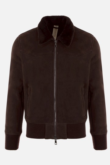 GIORGIO BRATO shearling bomber jacket Man