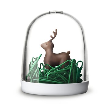 其他事務用品 【QUALY】森林鹿 - 迴紋針組  Deer in the Forest