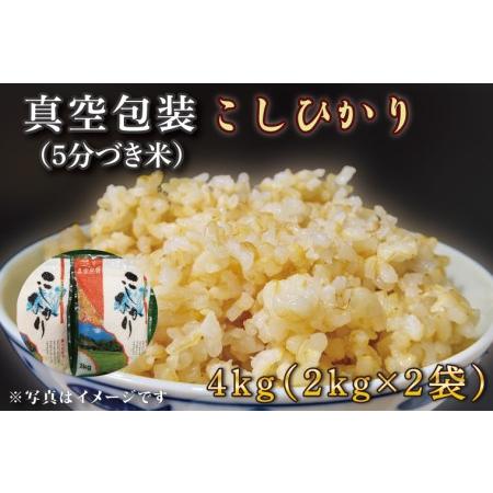 ふるさと納税 CZ-6　真空包装　こしひかり４ｋｇ（２ｋｇ×２袋） 茨城県行方市