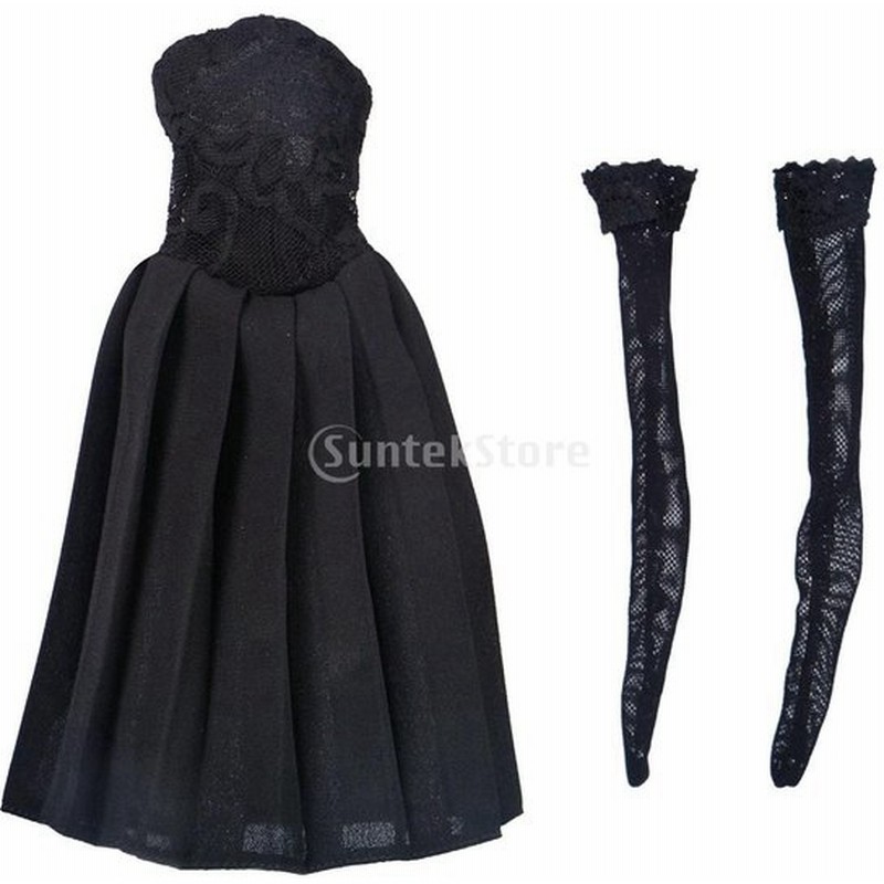 1 6スケール 黒 素敵 ストラップレス ドレス フォーマル スカート ストッキング 12インチ女性フィギュア適用 全2種類 靴無し 通販 Lineポイント最大0 5 Get Lineショッピング