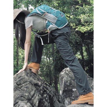 (免運)戶外秋季工裝褲女防風防水速干褲直筒徒步登山褲加絨加厚沖鋒褲男