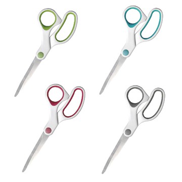 【SDI 手牌】7吋雙色防滑事務剪刀 顏色隨機出貨 / 支 0849C