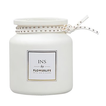 質感簡約燙金英文字花瓶  8.5 x 11.5cm  白色