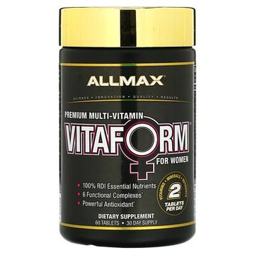 ALLMAX, Vitaform，優質女性複合維生素，60 片