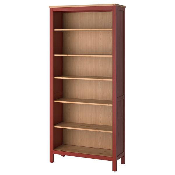 HEMNES ヘムネス 本棚, ブラックブラウン, ライトブラウン
