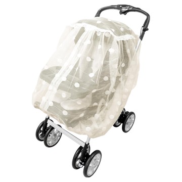 vivibaby 抗UV/晴雨兩用/嬰兒外出必備 嬰兒推車專用 防塵蚊帳  顏色隨機  1個
