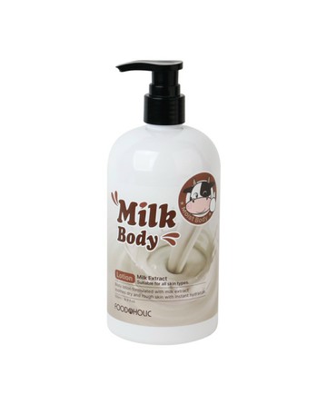 韓國FOODAHOLIC 自然肌膚牛奶身體乳500ml~優惠價:290元｜岡山戀香水