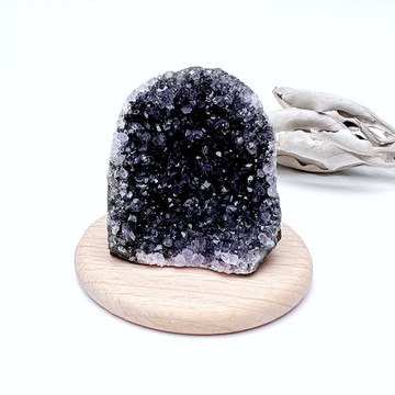 平淡。原礦 淨化 財富 貴人 療癒 l 迷你紫晶鎮 紫水晶 l