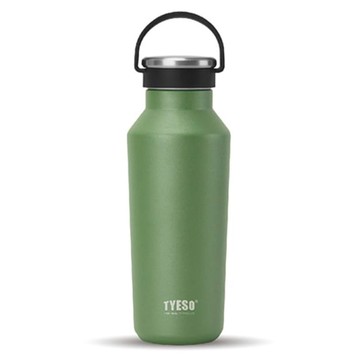 TYESO 泰碩 304不鏽鋼運動保溫瓶  青草綠  500ml  1個