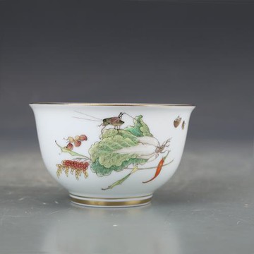 茶俱生財有道主人杯茶杯120ml陶瓷杯