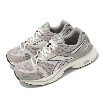 Reebok 銳跑 休閒鞋 Premier Road Plus VI 男鞋 女鞋 米白 棕 麂皮 反光 老爹鞋 情侶鞋 100074091
