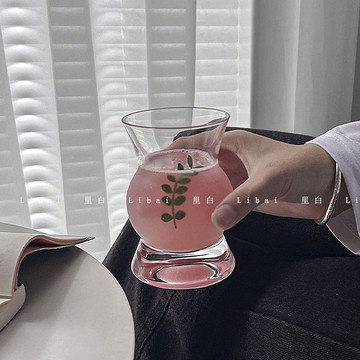【台灣出貨】小衆設計糖果玻璃杯簡約高級感ins風果汁杯咖啡杯牛奶杯