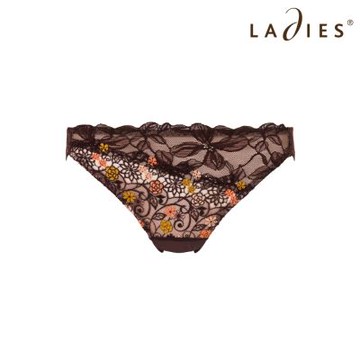 蕾黛絲-Premium 女生對話低腰內褲M-EL 美拉德棕