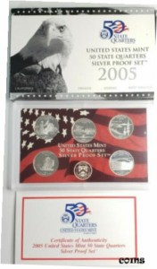 アンティークコイン 2005 UNITED STATES MINT 50 STATE QUARTERS