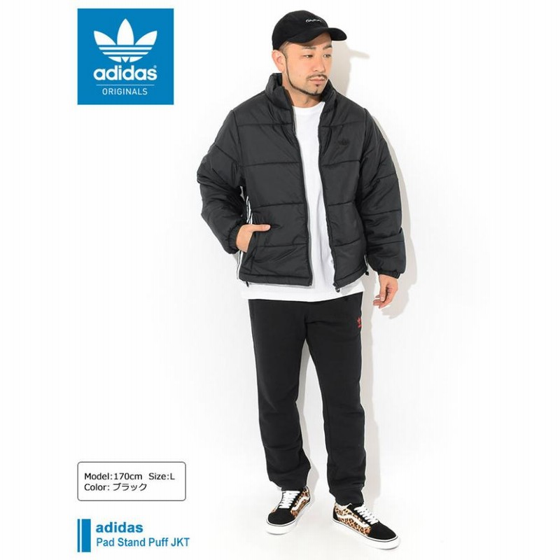 アディダス ジャケット adidas メンズ パッド スタンド パフ