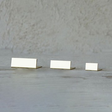 金色黃銅桌卡座 留言夾 價格標籤 適用於接待派對 照片擺設
