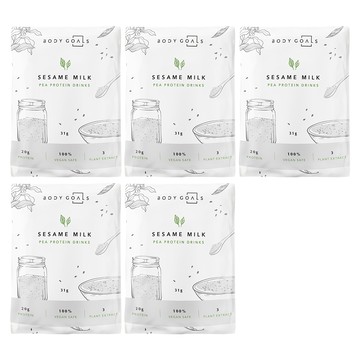 Body Goals 豌豆蛋白飲 芝麻歐蕾 優質植物蛋白  31g  5包