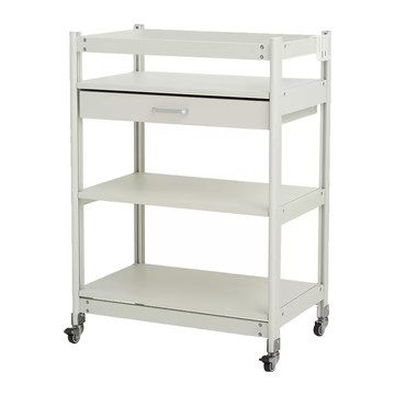 FAmILyLIFE 生活 航太鋁可升降三層附輪耐重置物架 FL-317 60 x 40 x 85.5cm  3層  白色