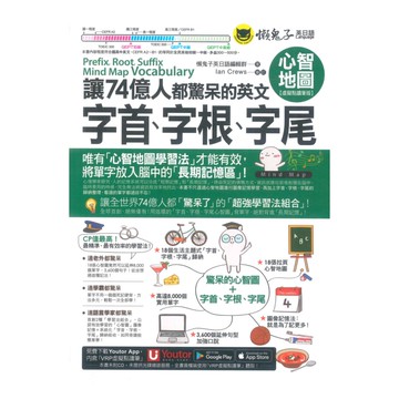 懶鬼子讓74億人都驚呆的英文字首、字根、字尾心智地圖