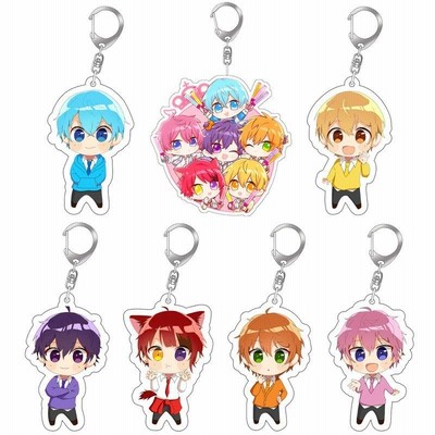 すとぷり グッズ キーホルダー 6点セット すとぷりあくきー アクリル キーチェーン すとろべりーめもり 夏服 ななもり 莉犬 ジェル ころ