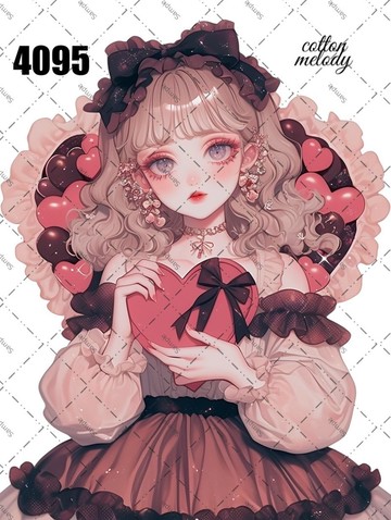 original sticker no.4095 人物貼紙 原創貼紙 原創人物貼紙 裝飾貼紙 cotton melody