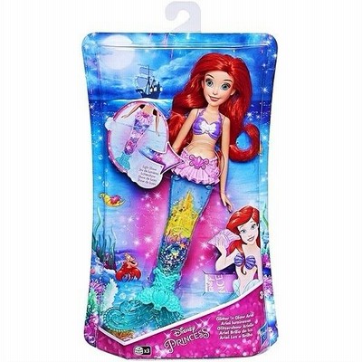 ⛳️アリエルページ Disney】 ディズニープリンセス 光る！グリッターグロー