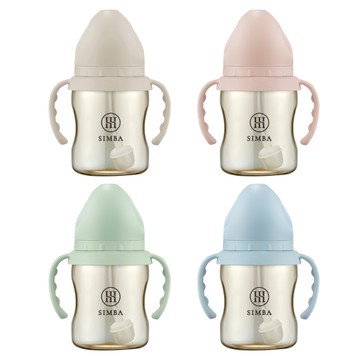 小獅王辛巴 simba 蘊蜜鉑金PPSU寬口吸管把手防脹氣奶瓶200ml
