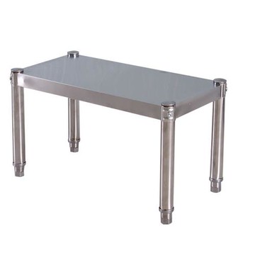 不銹鋼廚房置物架微波爐收納架一層儲物架家用多功能隔層臺面架子