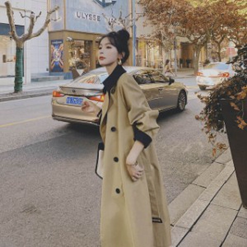 チェスターコート アウター レディース ロングコート 羽織り ウエストマーク レトロ バイカラー カジュアル お出かけ アウトドア 秋 冬 通販 Lineポイント最大4 0 Get Lineショッピング