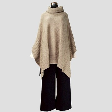 精品推薦歐式風格100%喀什米爾高領披巾