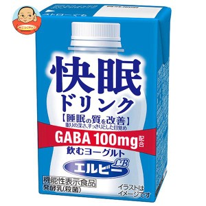 エルビー 快眠ドリンク 飲むヨーグルト 125ml紙パック×24本入×(2ケース)｜ 送料無料