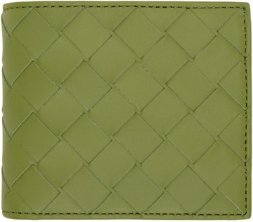 Bottega Veneta 绿色 Intrecciato Coin Purse 钱包