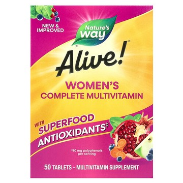 Nature's Way, Alive!® 女性多維生素，50 片