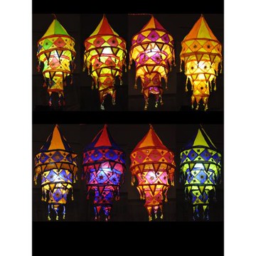 三層尼泊爾印度燈籠東南亞布燈籠酒吧旅館燈籠中秋新年節日裝飾燈