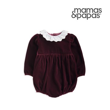 Mamas&Papas 回到斯圖亞特-長袖包屁衣(白領)