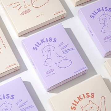 台灣24H出貨【台灣製－Silkiss・櫻葉玫瑰胜肽亮白保濕雙效紫面膜】面膜保濕 補水面膜 臉部保養 傳明酸 維生素b3