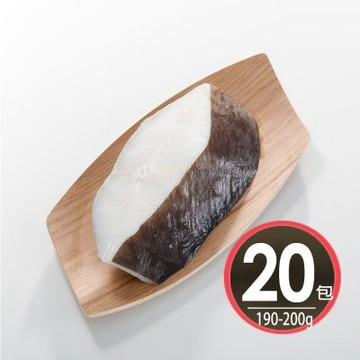【華得水產】格陵蘭比目魚厚切片20片組(190-200g/片/包/無肚洞)