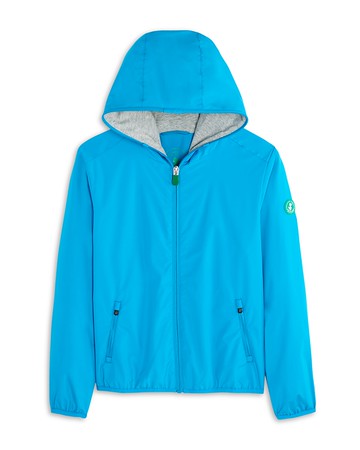 Save The Duck Unisex Jules Hooded Rain Jacket - Little Kid, Big Kid