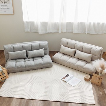 蓬鬆感泡泡懶人沙發床-升級加寬版