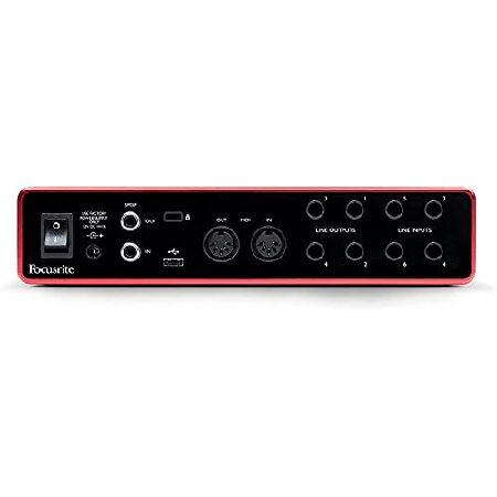 Focusrite Scarlett 8i6 8x6 USB Audio Midi Interface Full Studio Bundle with Creative Music Production Software Kit
